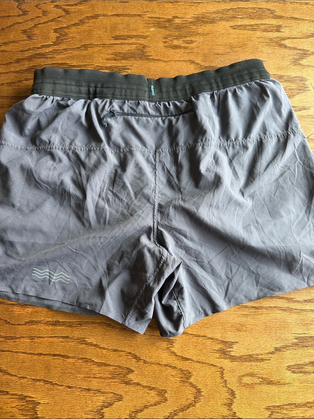 Janji Men's Athletic Shorts - Red Multi & Gray - Picture 4 of 14